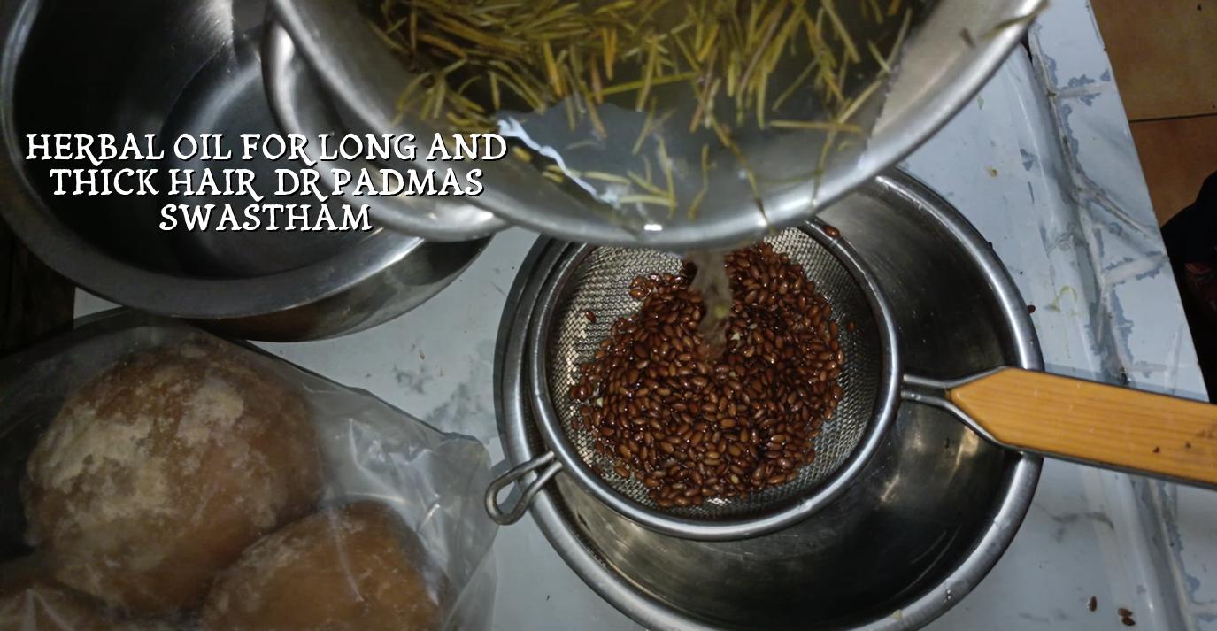 Herbal Oil for Long and Thick Hair